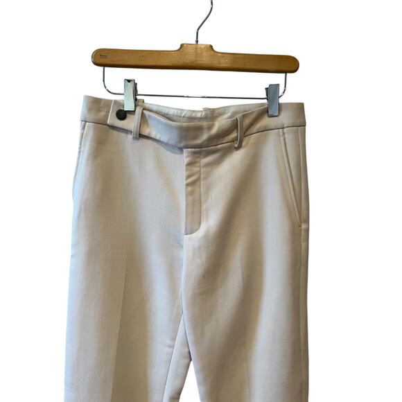 Helmut Lang Tailored Wool Career Ready Pants Winter White 6 - Picture 3 of 10